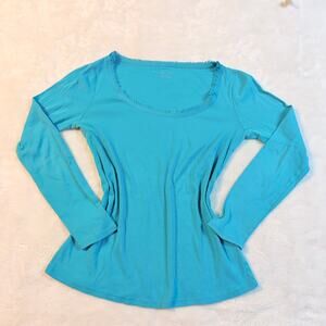 Vintage Womens Teal New York and Company Long Sleeve
